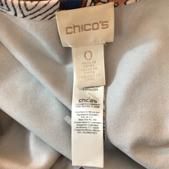 Chico’s Paisley Faux Suede Open Front Duster Jacket Size O/Small - Picture 8 of 9